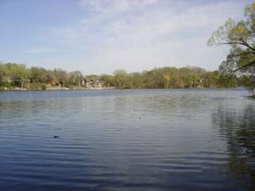 Christmas Lake in April, Hennepin County, MN